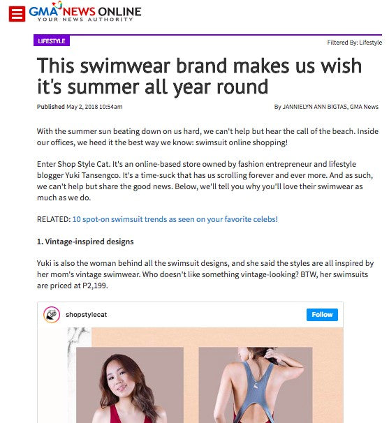 GMA NEWS: This Swimwear Brand Makes Us Wish It's Summer