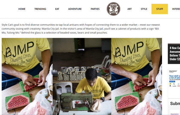 WHEN IN MANILA: SC Collaborated with Manila City Jail for their Fashionable Products