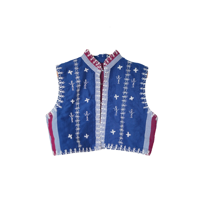 Itneg Vest - Denim