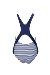 Alex - Solid Navy + Nautical Stripes